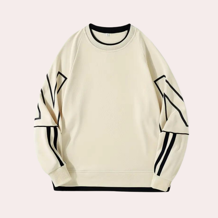 Zdravko - Atmungsaktiver Herrenpullover mit Lockerer Passform