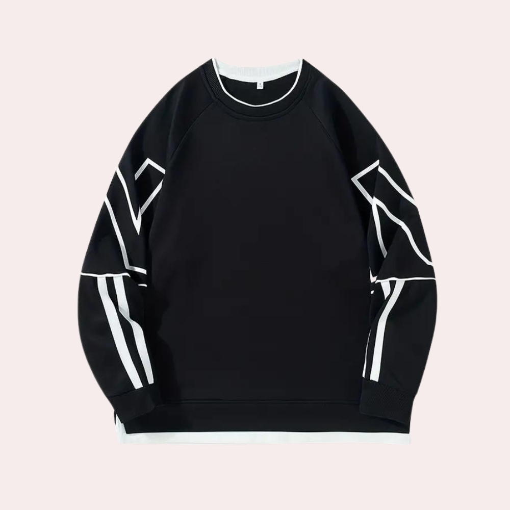 Zdravko - Atmungsaktiver Herrenpullover mit Lockerer Passform