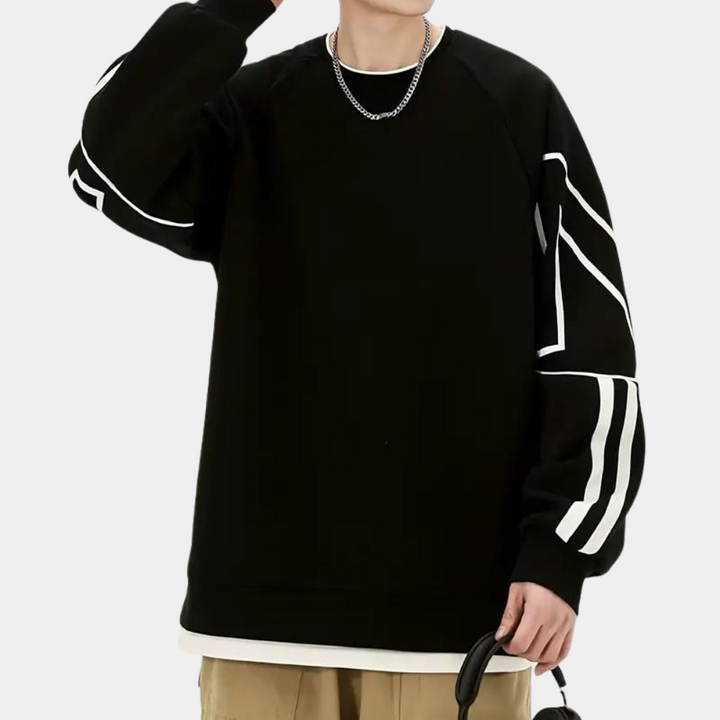 Zdravko - Atmungsaktiver Herrenpullover mit Lockerer Passform