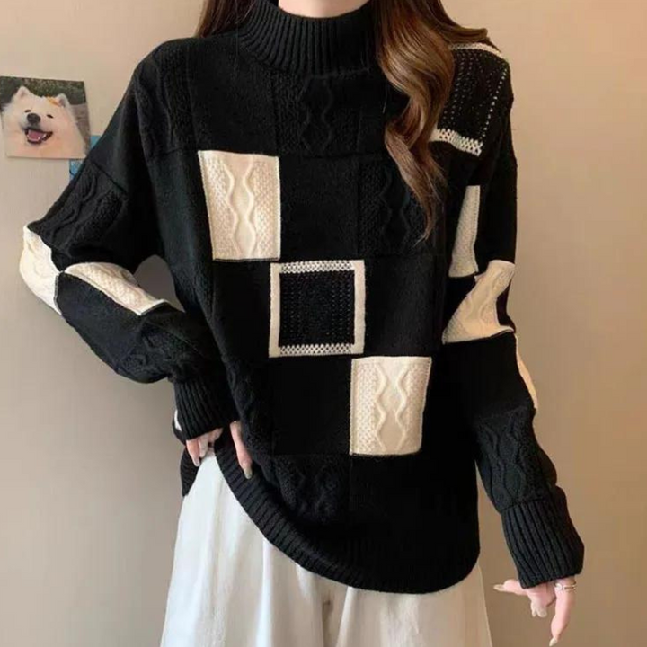 Elira – Strukturierter Strickpullover für Damen