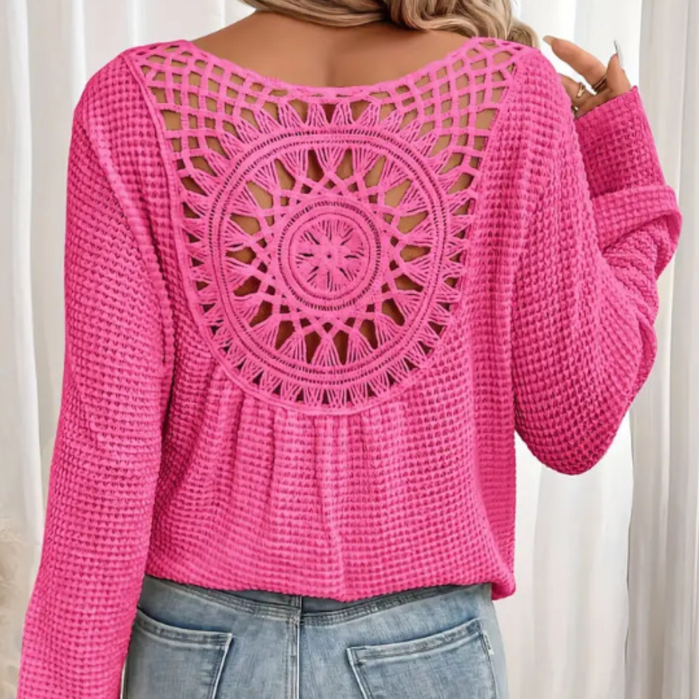 Violetta - Elegantes Langärmeliges Damen- Oberteile