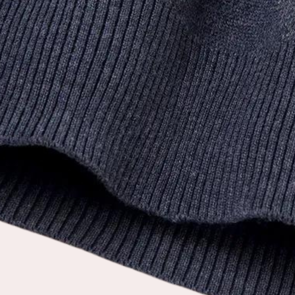 Flaviu - Eleganter Herrenstrickpullover mit Geometrischem Design