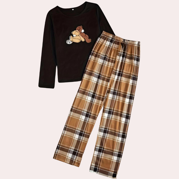 Inge - Bequemes Langarm- Und Hosenset für Damen