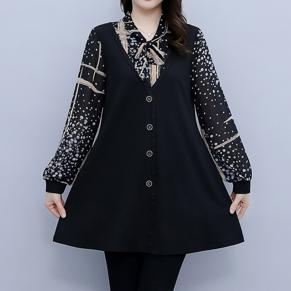 Brandusa - Stylishe 2-In-1-Weste mit Langärmligem Top für Damen