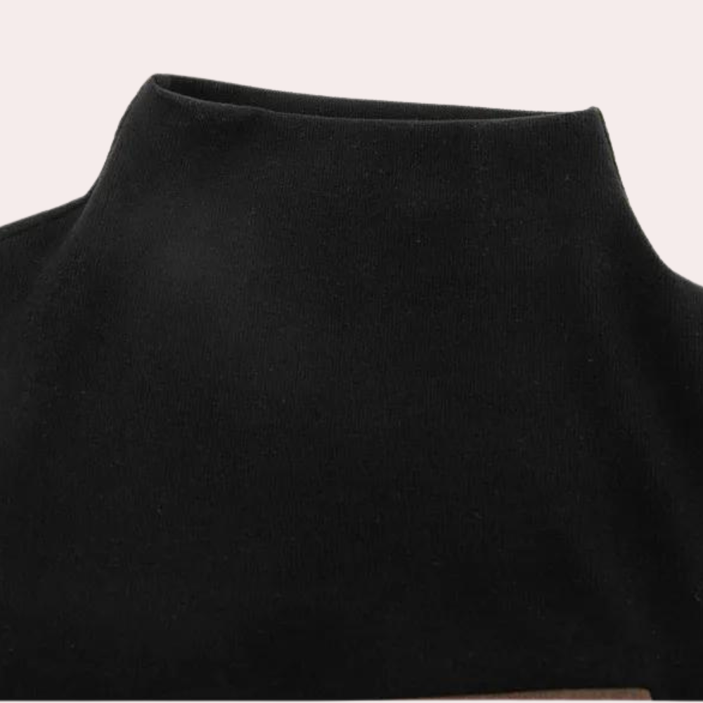 Cosmin - Modisches Langärmeliges Damenkleid mit Gürtel