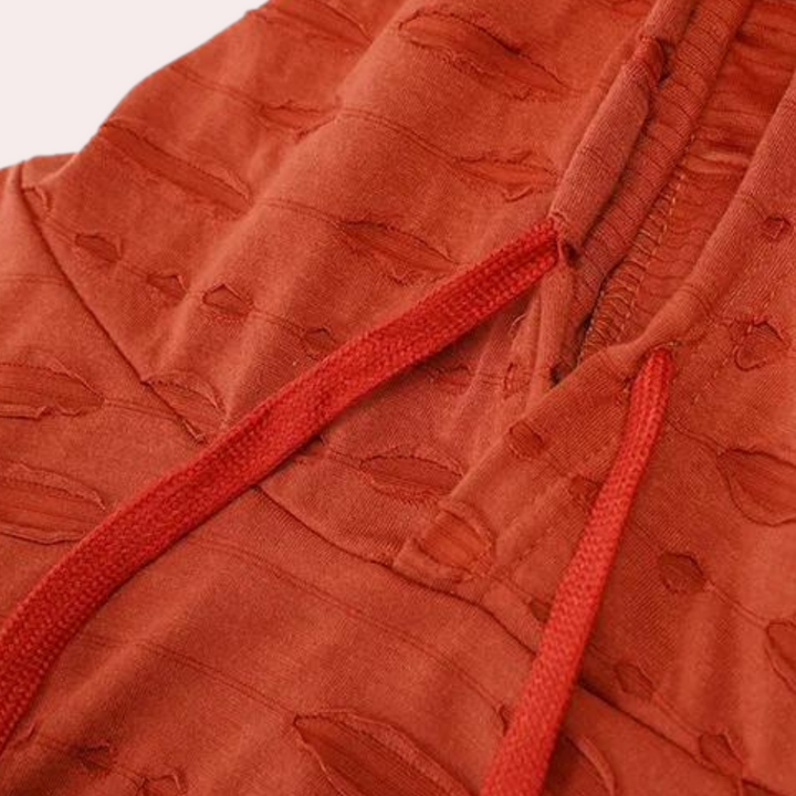 Pompiliu - Moderner Halblanger Herrenpullover mit Kapuze