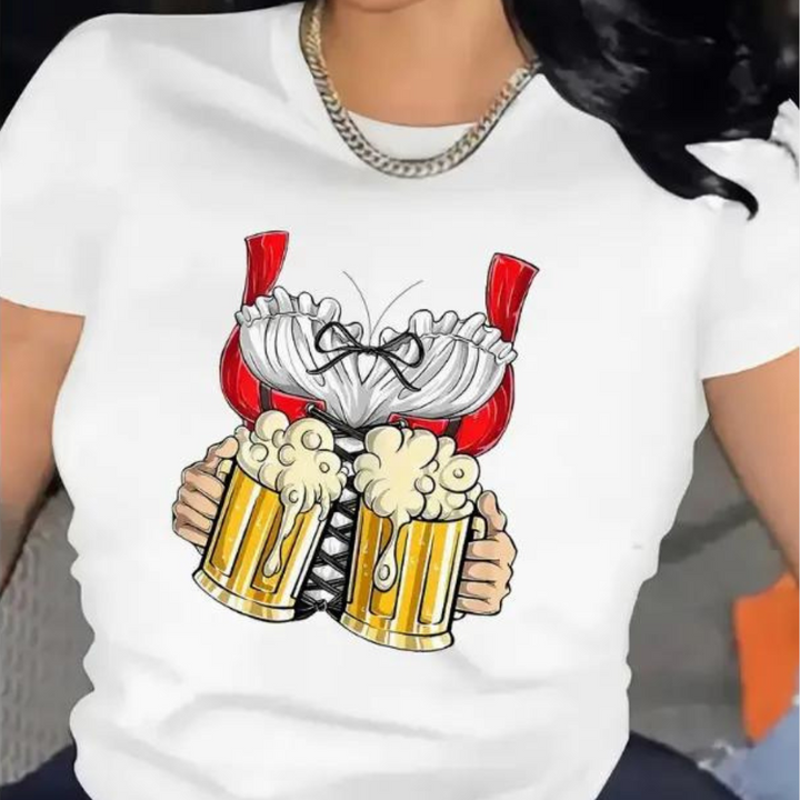 Odetta - Damen Dirndl Bier Oktoberfest-Hemden