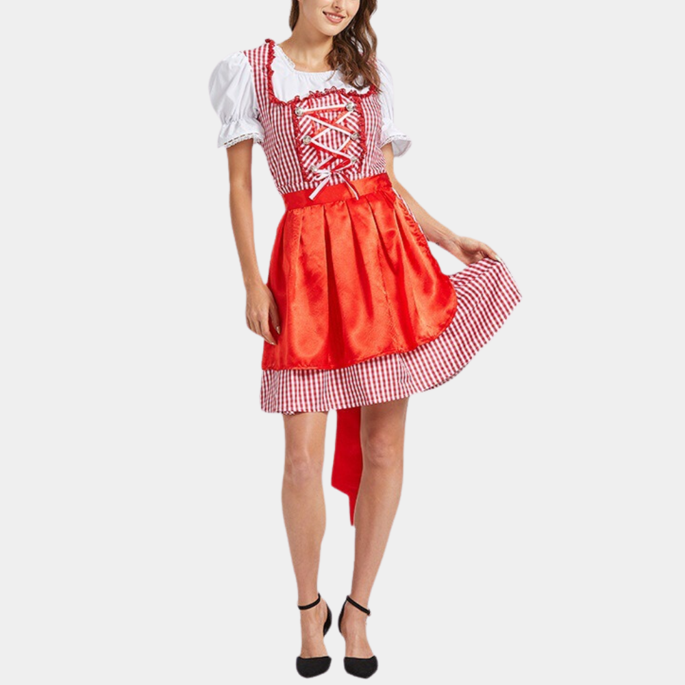 Rowena - Retro Oktoberfest Dirndlkleid für Frauen