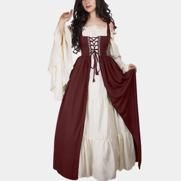 Dimitra - Vintage Inspiriertes Langes Oktoberfestkleid