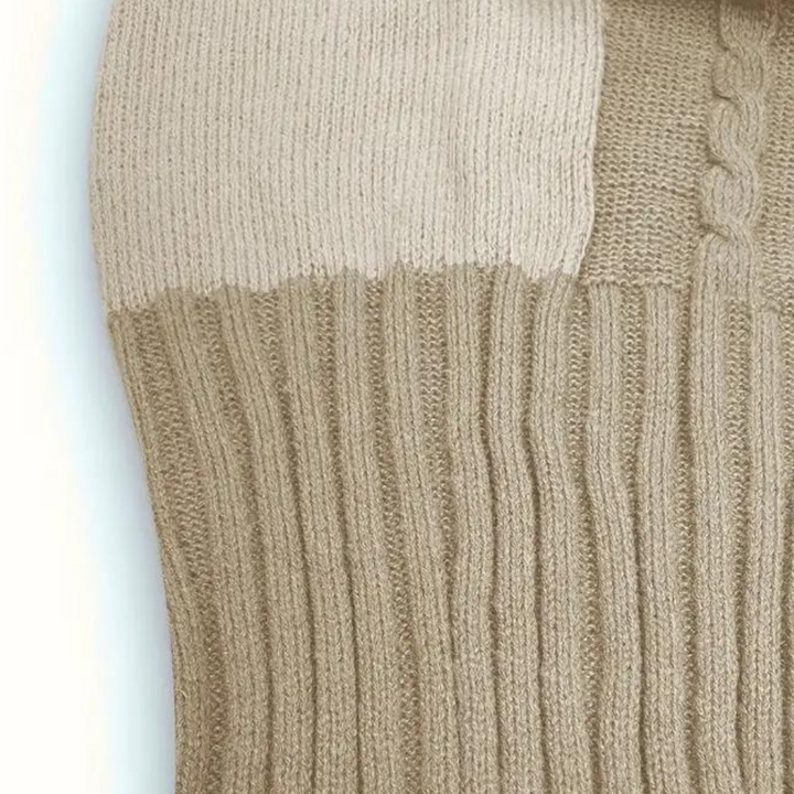 Rhianna - Modischer Damenpullover mit Knebelverschluss Vorne