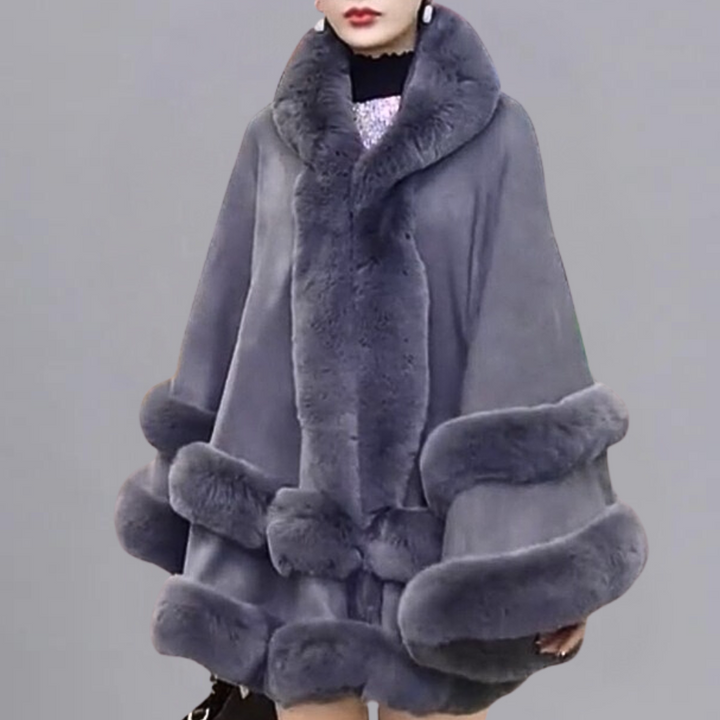 Lorene - Eleganter Damen-Cape-Mantel Im Stil