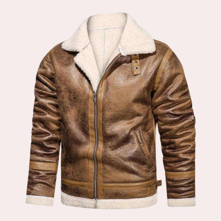 Titos - Dicke Herrenjacke mit Klassischem Design