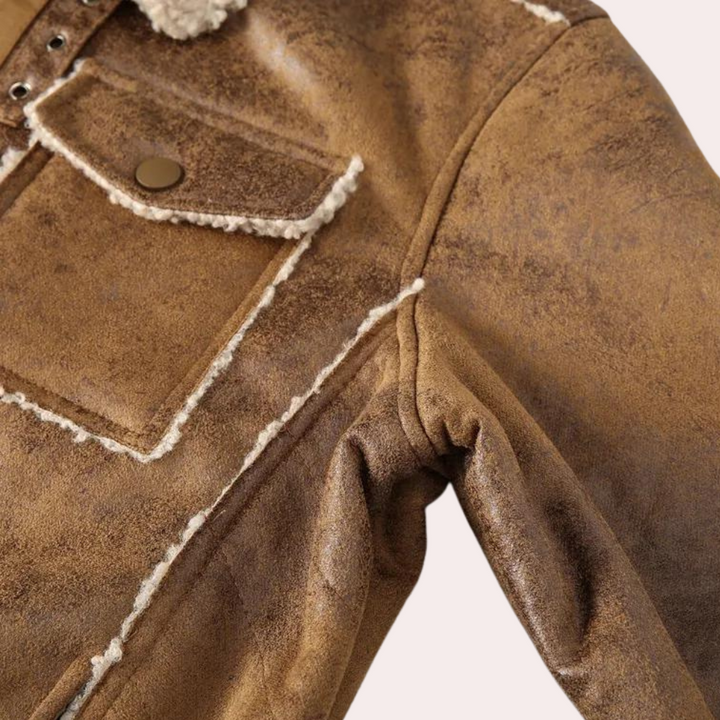 Titos - Dicke Herrenjacke mit Klassischem Design