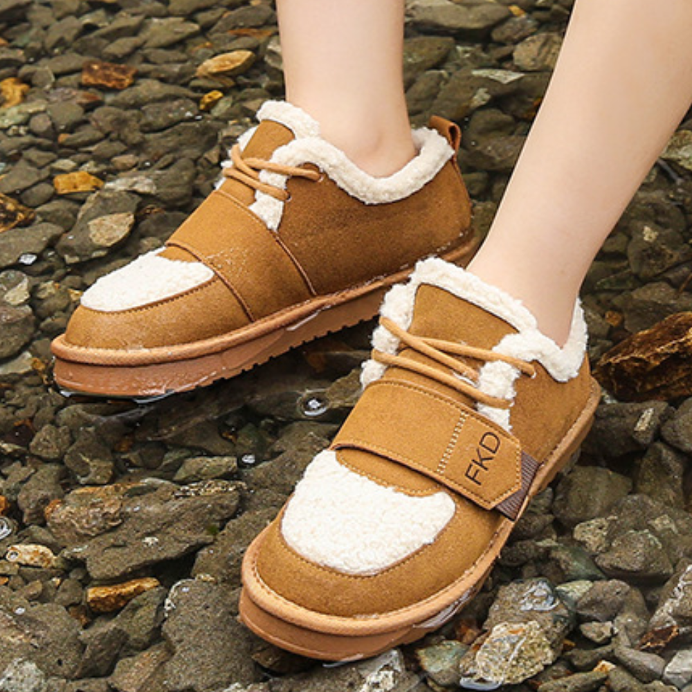 Silia - Kuschelige Plüsch-Damen-Winterschuhe