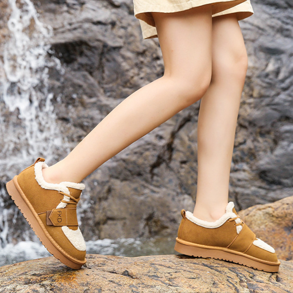 Silia - Kuschelige Plüsch-Damen-Winterschuhe