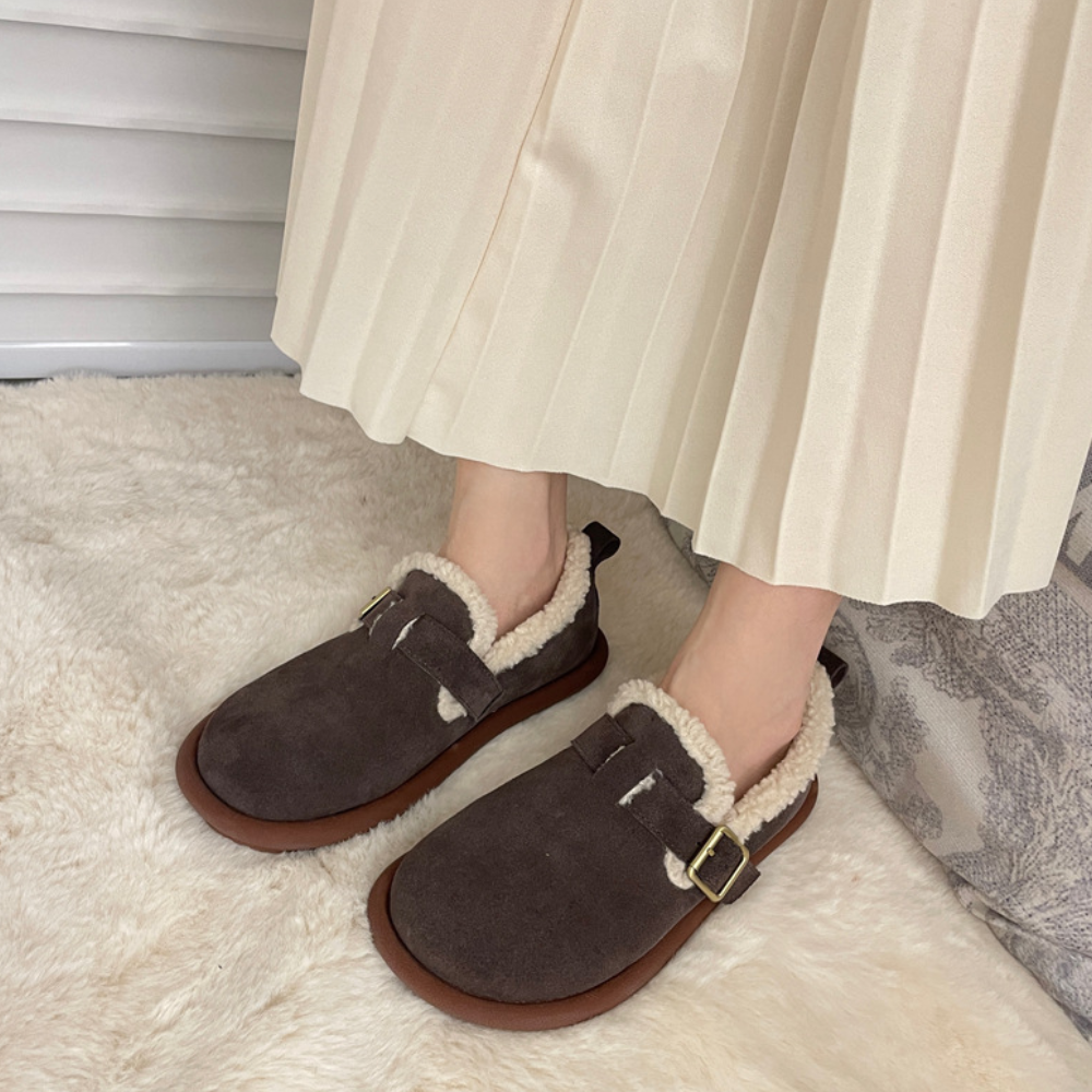 Therese - Weiche Plüschgefütterte Schuhe für Damen