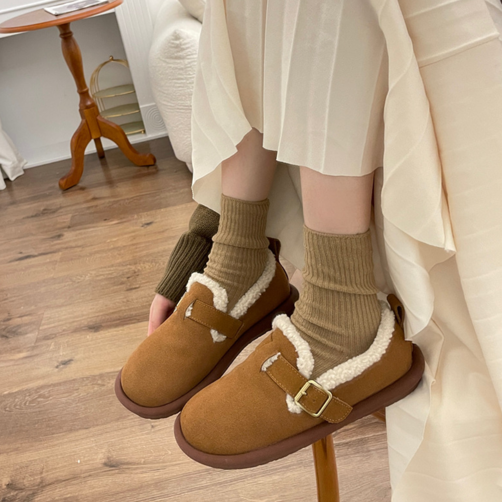 Therese - Weiche Plüschgefütterte Schuhe für Damen