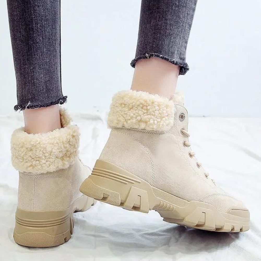 Arlise - Bequeme Plüsch-Schneestiefel für Damen
