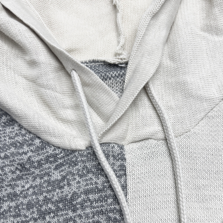Greco - Moderner Patchwork-Kapuzenpullover für Herren
