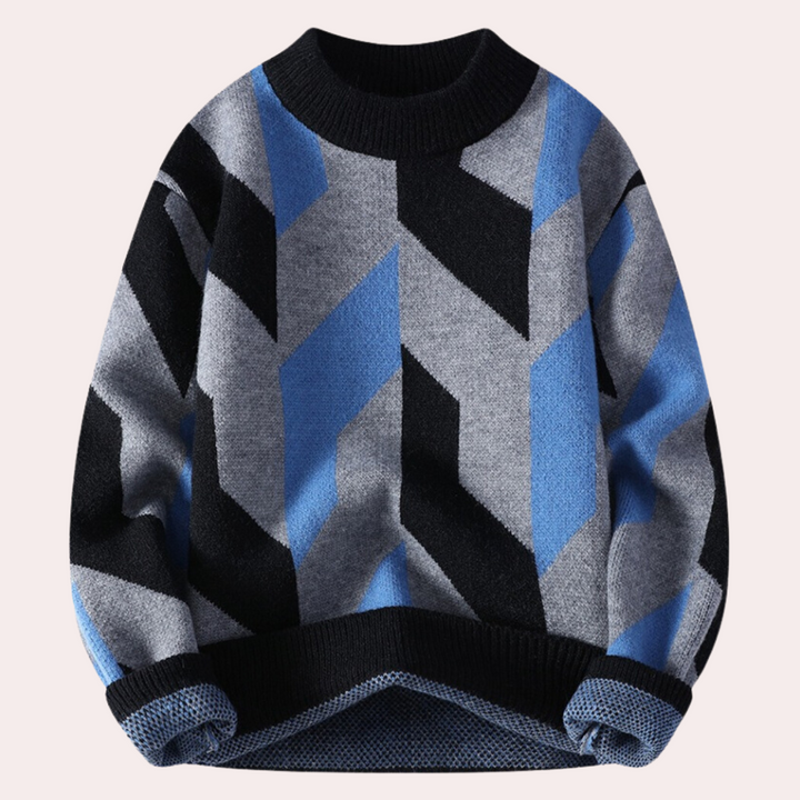 Leroux - Pullover mit Abstraktem Design für Herren