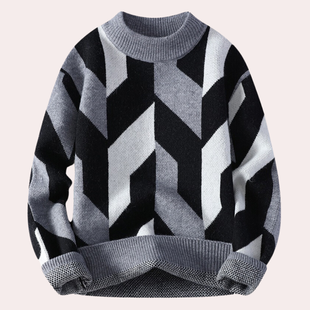 Leroux - Pullover mit Abstraktem Design für Herren