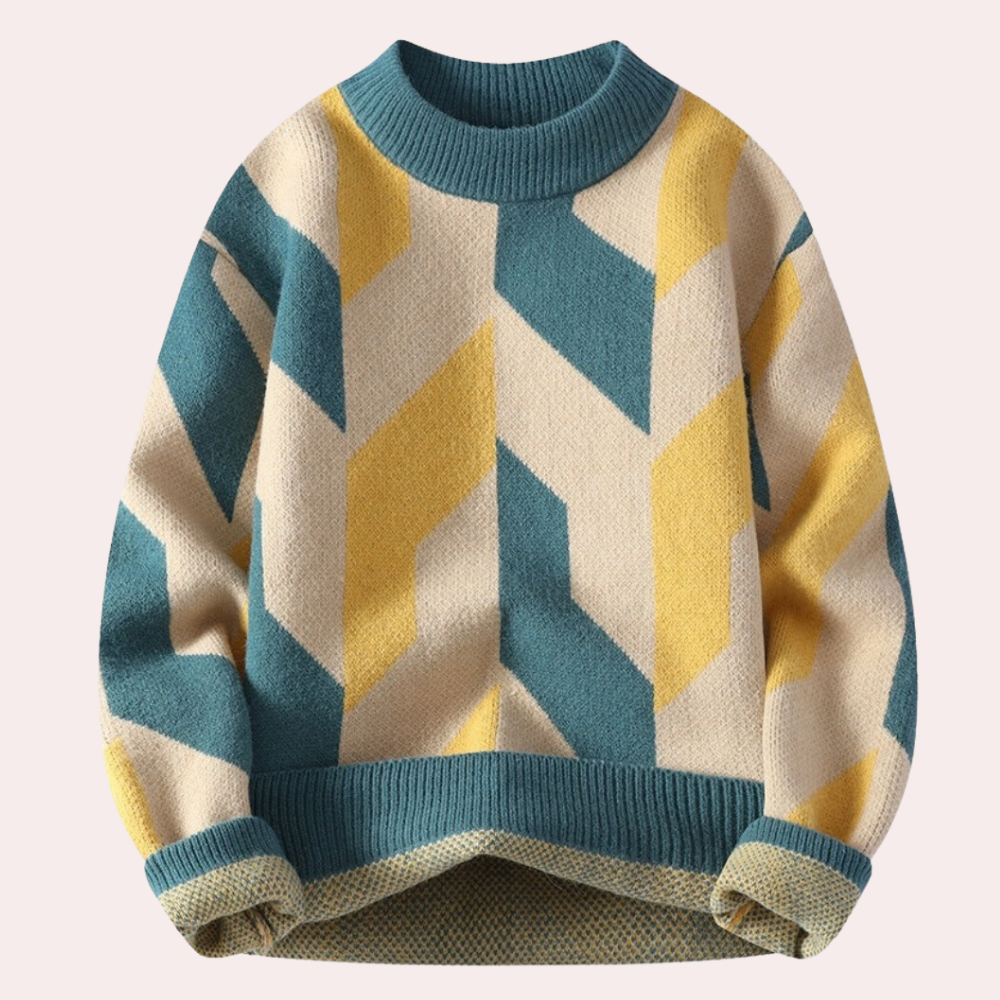 Leroux - Pullover mit Abstraktem Design für Herren