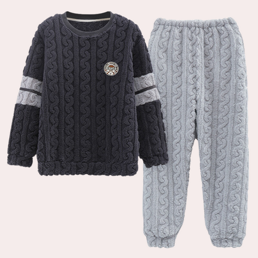 Norice – Elegantes Herren-Pyjama-Set für Die Kalte Jahreszeit
