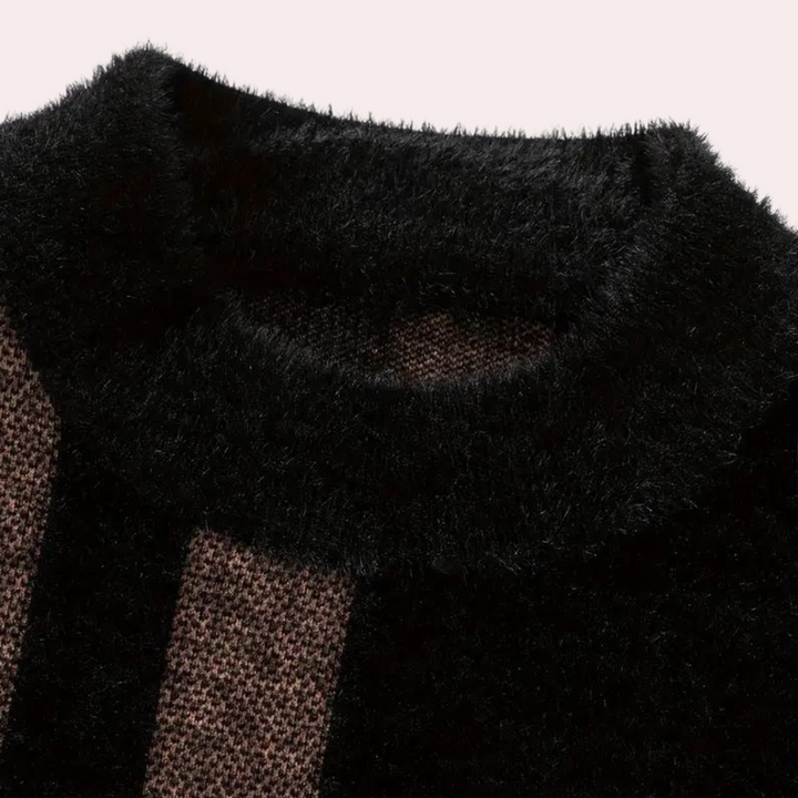 Agusztav - Bequemer Und Dehnbarer Herrenstrickpullover