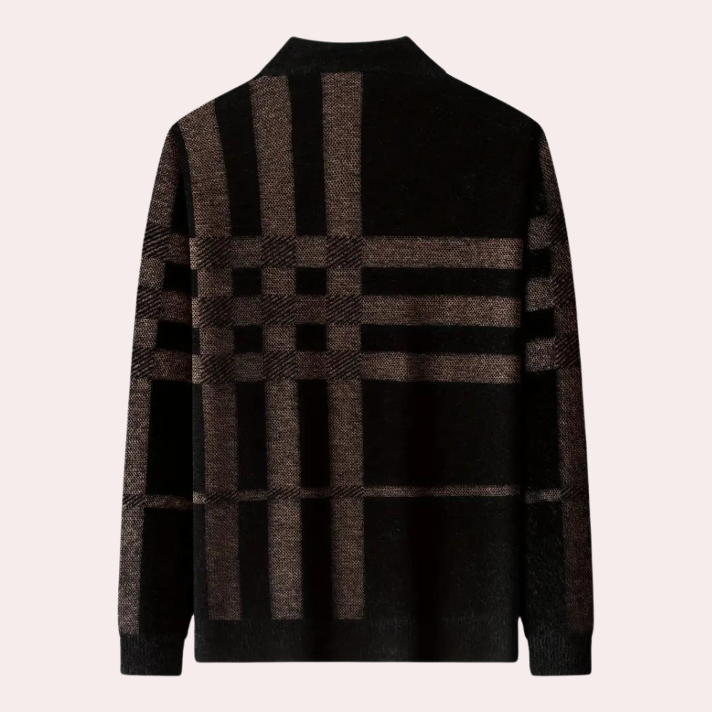 Agusztav - Bequemer Und Dehnbarer Herrenstrickpullover