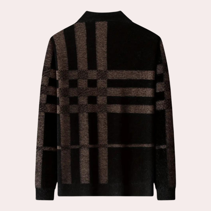 Agusztav - Bequemer Und Dehnbarer Herrenstrickpullover