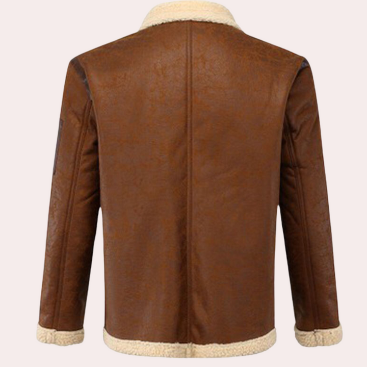 Erno - Bikerjacke Im Vintage-Stil für Herren