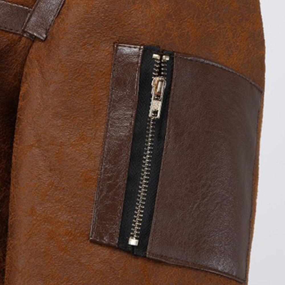 Erno - Bikerjacke Im Vintage-Stil für Herren