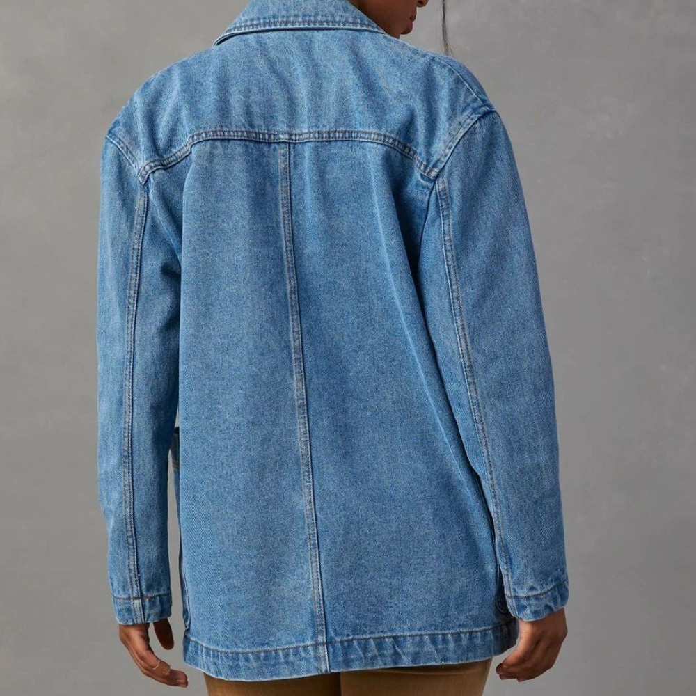 Nessa - Lässige Damen-Jeansjacke mit Taschen