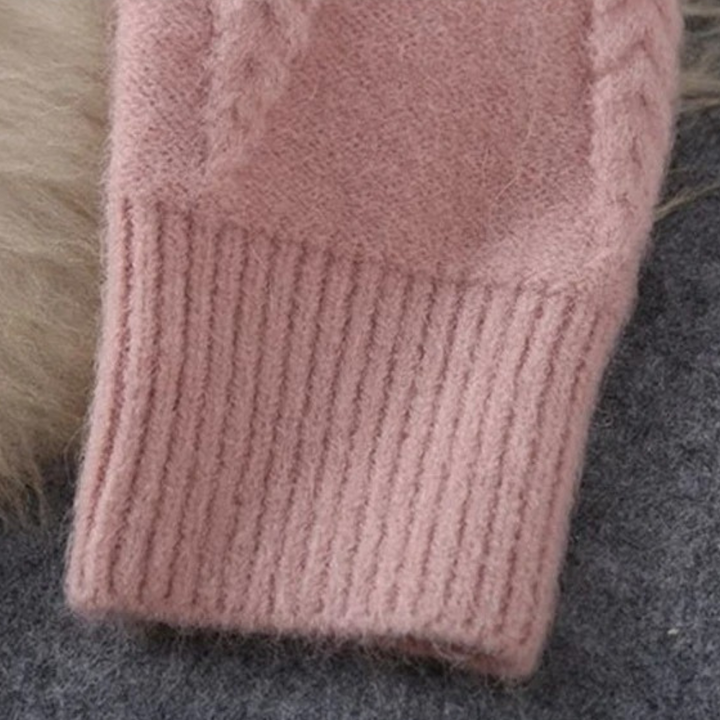 Graciela - Damen Dehnbares Strick-Zweiteiler-Set