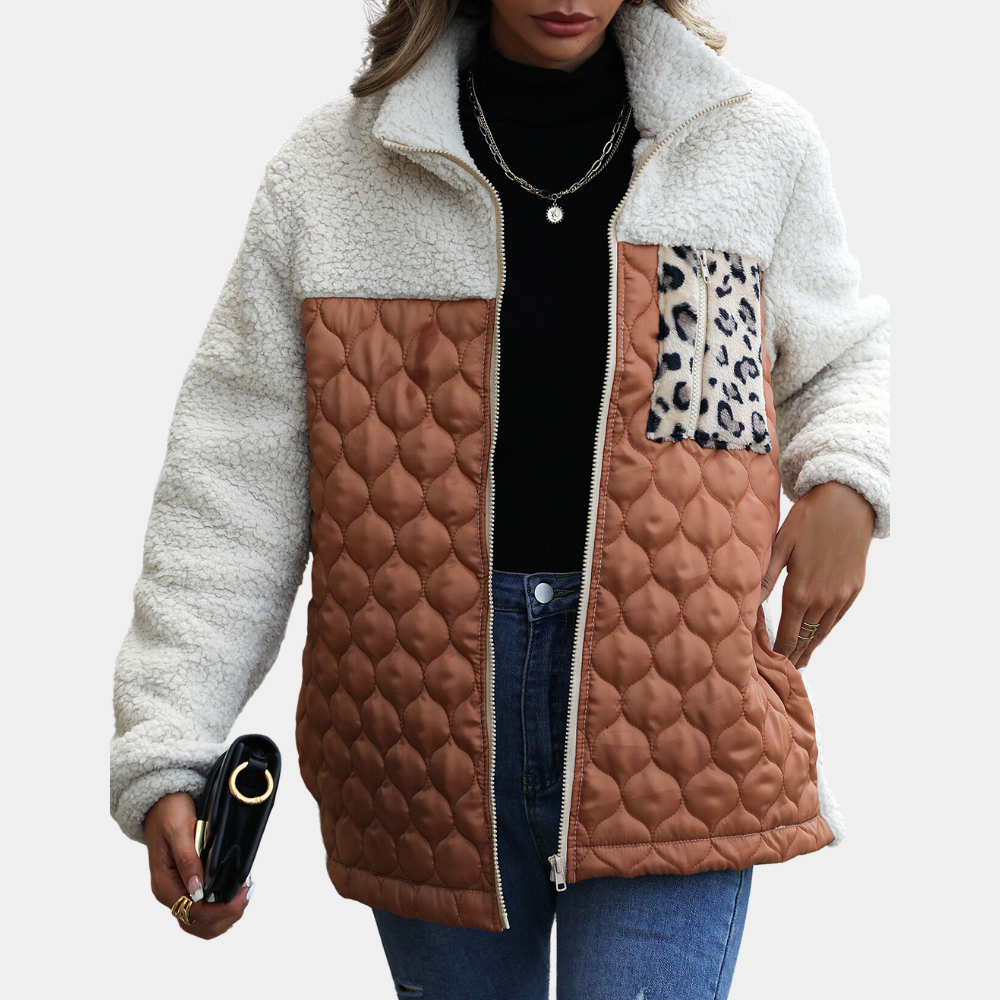 Estefania - Stehkragen-Steppjacke für Damen