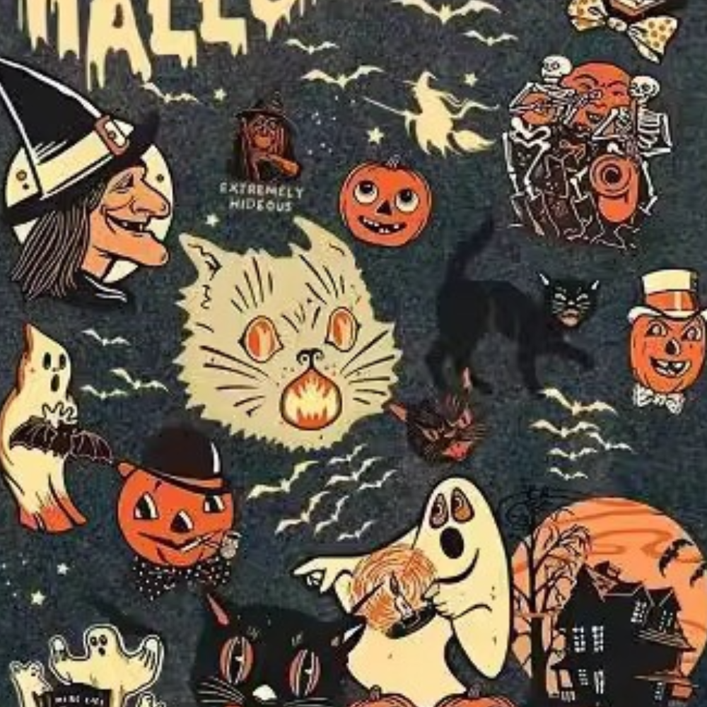 Jazmina - Damen Halloween-Hemden Im Minimaldesign