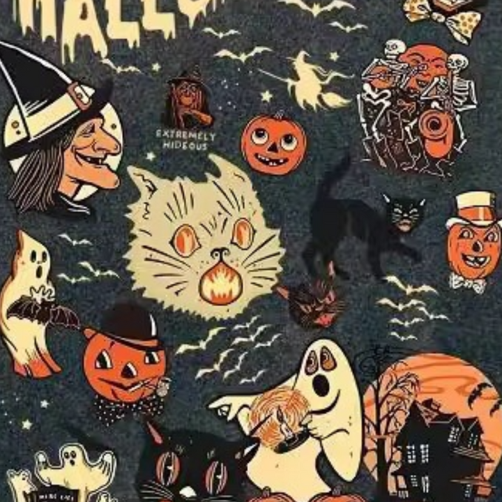Jazmina - Damen Halloween-Hemden Im Minimaldesign