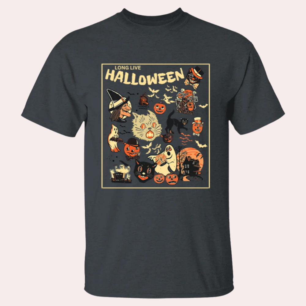 Jazmina - Damen Halloween-Hemden Im Minimaldesign