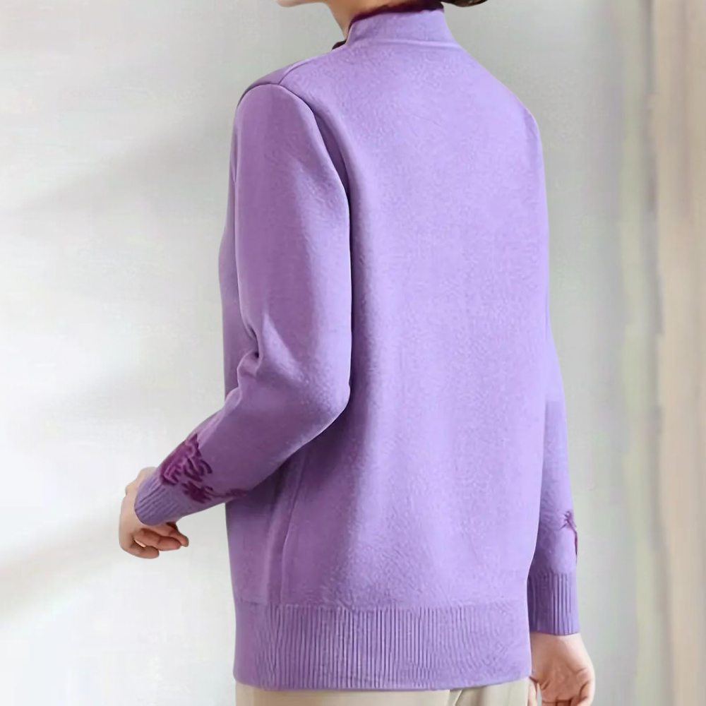 Emiliya - Stylischer Bestickter Pullover für Damen