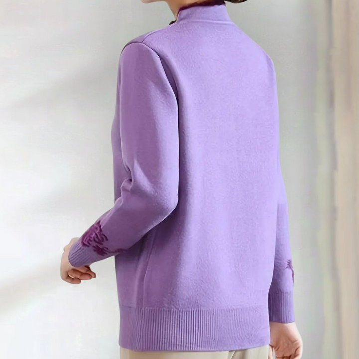 Emiliya - Stylischer Bestickter Pullover für Damen