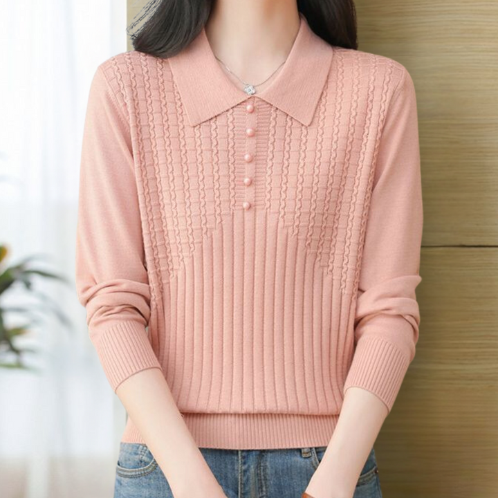 Elitsa - Damenstrickpullover In Uni-Farbe