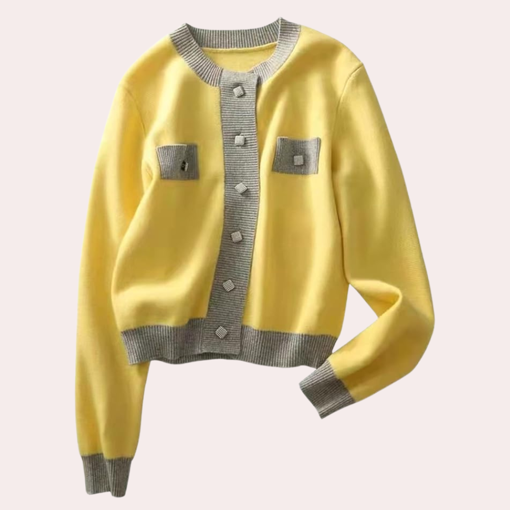 Rumjana - Elegante Strickjacke mit Knopfleiste für Damen