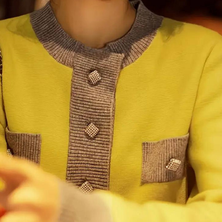 Rumjana - Elegante Strickjacke mit Knopfleiste für Damen