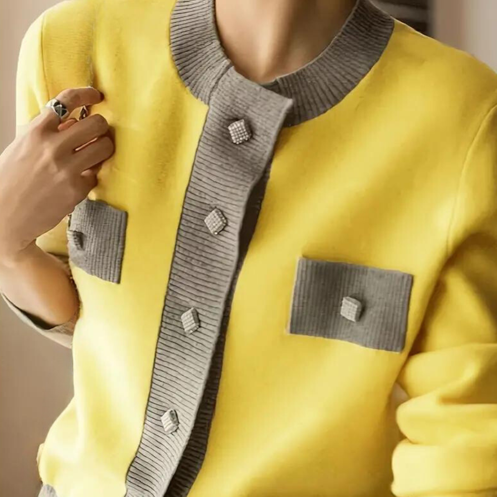 Rumjana - Elegante Strickjacke mit Knopfleiste für Damen