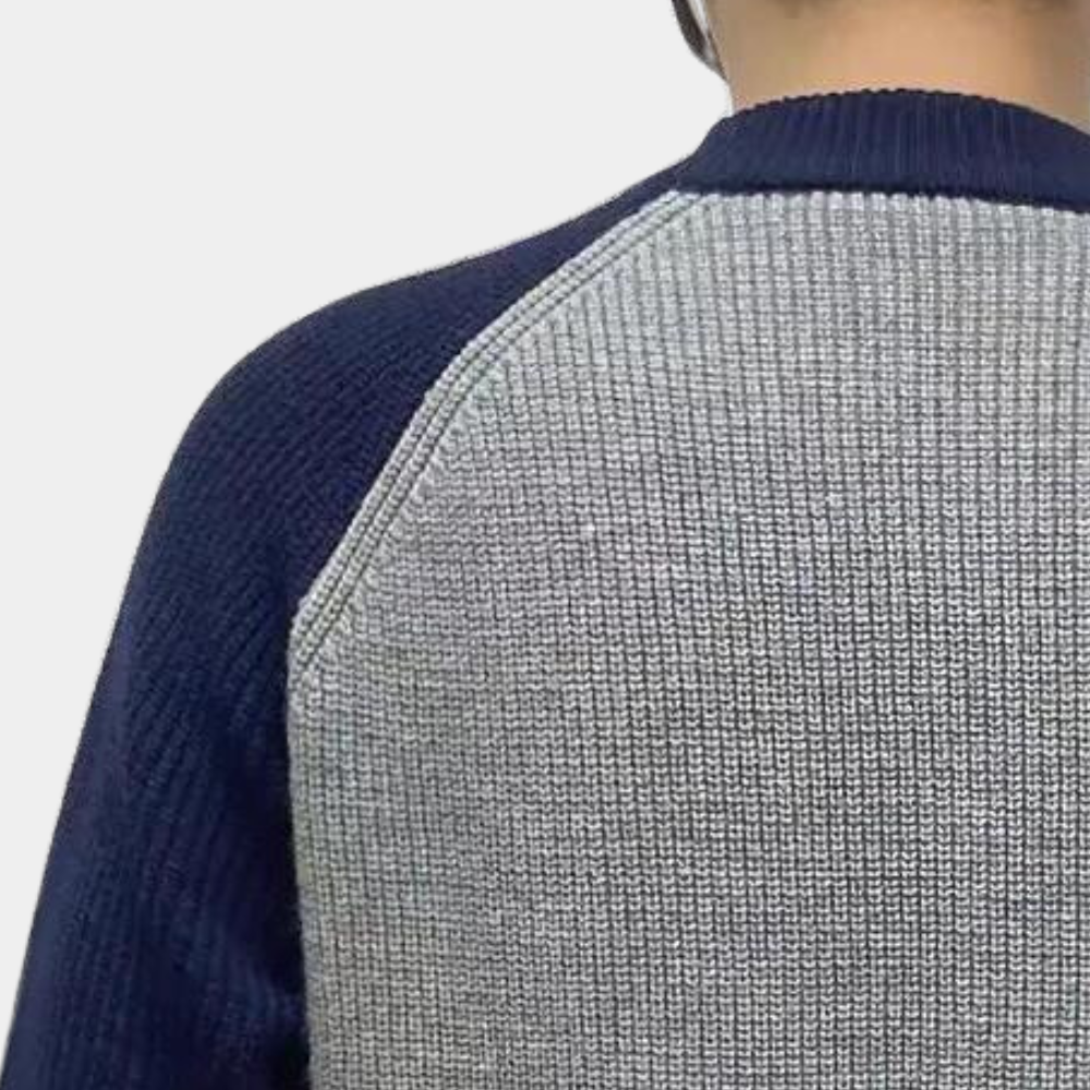 Renato - Zweifarbiger Freizeitpullover für Herren