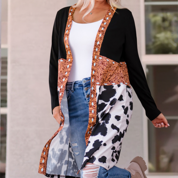 Hildegarde - Mutige Und Stilvolle Strickjacke für Damen