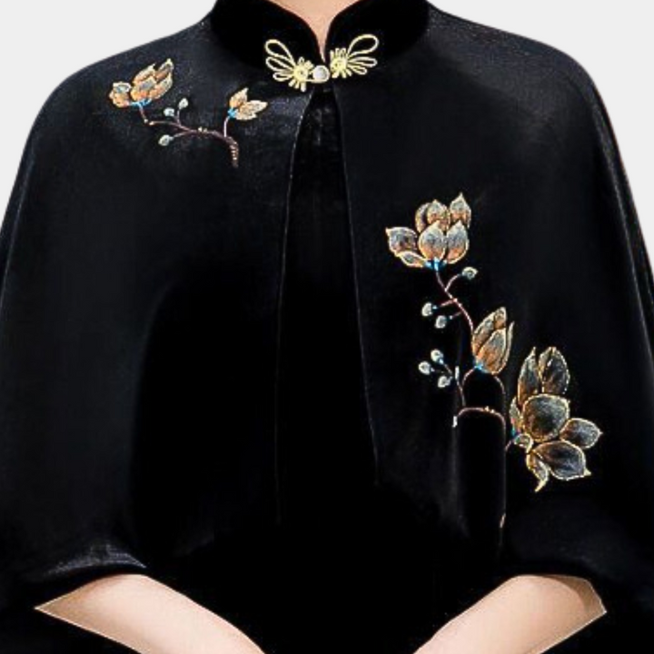 Angelia - Eleganter Floraler Schal für Damen