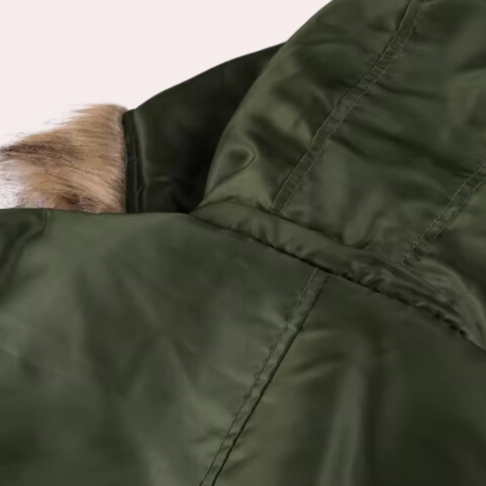 Donald - Herrenjacke mit Pelzkapuze