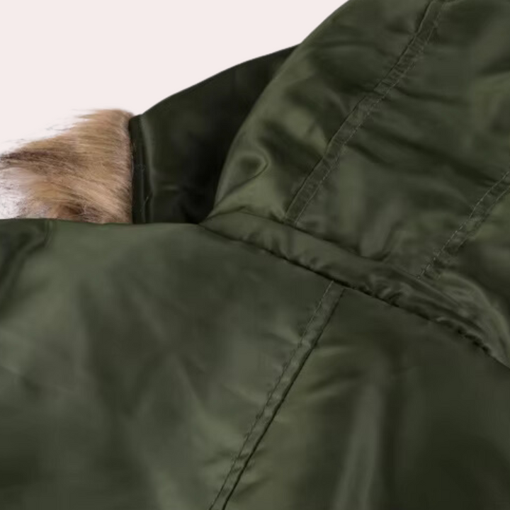 Donald - Herrenjacke mit Pelzkapuze