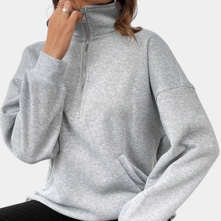 Amanda - Stylisches Sweat Hemden für Damen